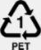 1 PET recycling symbol