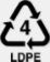 4 LDPE recycling symbol