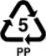 5 PP recycling symbol