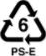 6 PS-E recycling symbol