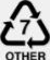 7 OTHER recycling symbol